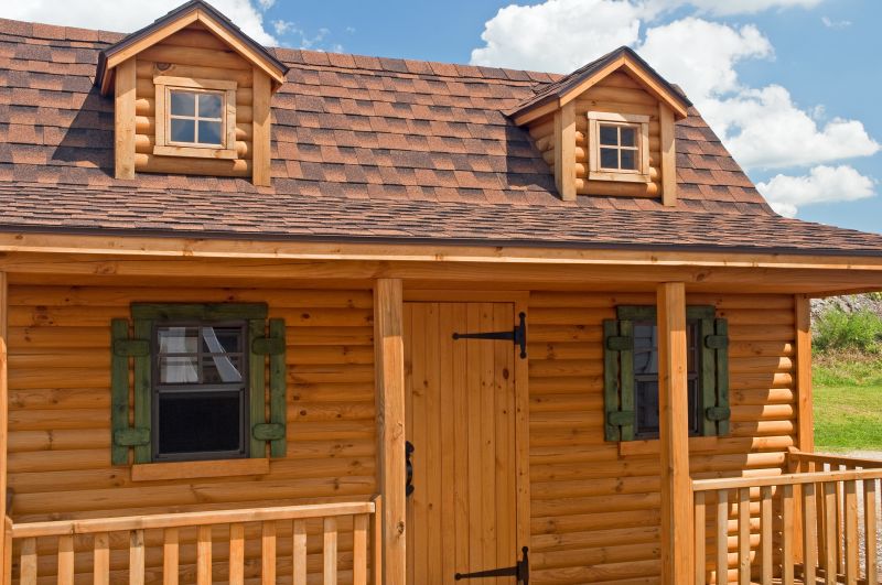 Log Cabin Exterior Before Refinish